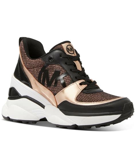 michael kors shoes mk trainer sneakers|Michael Kors women's wedge sneakers.